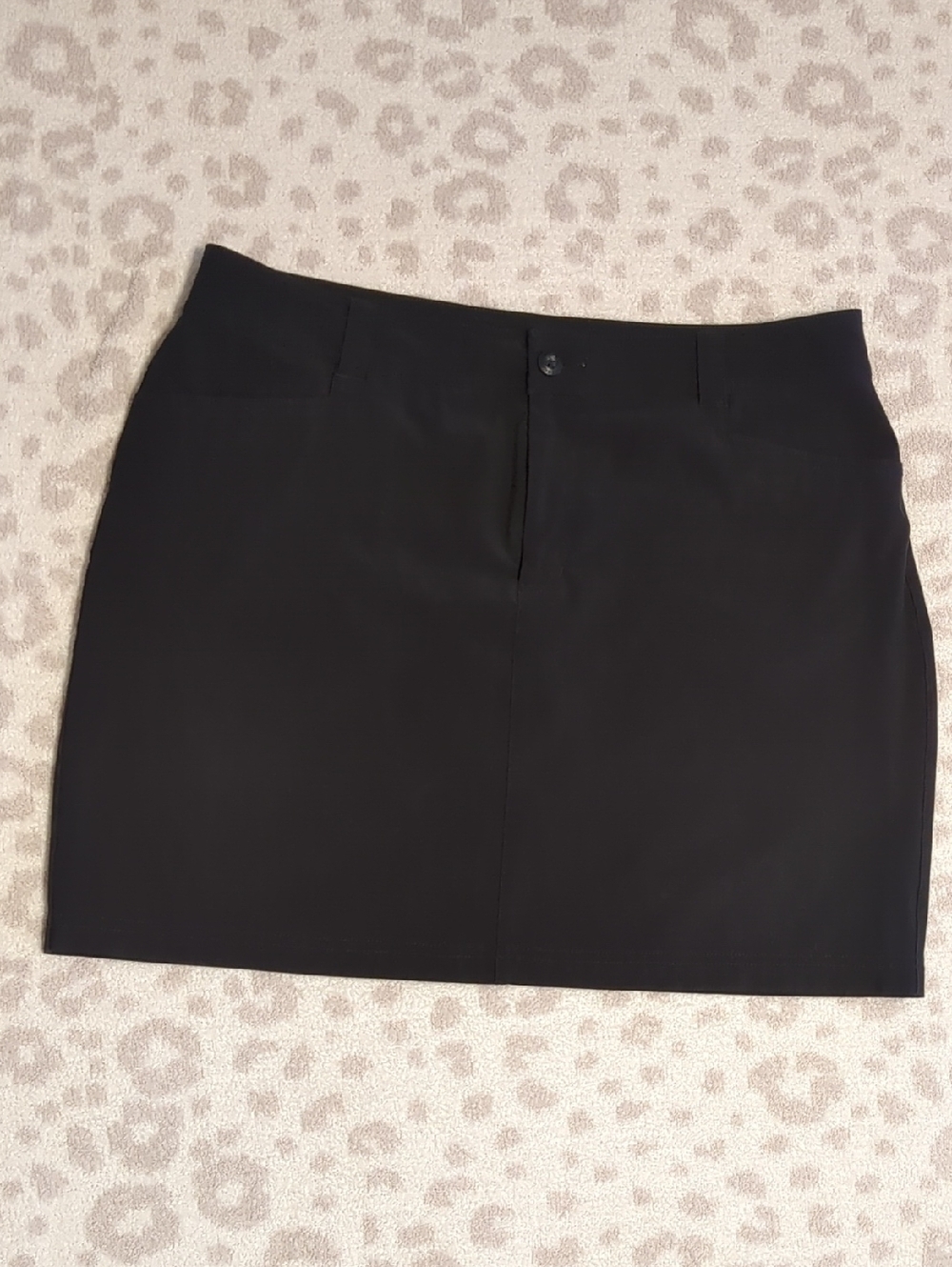 Eddie Bauer Golf Black Sports Skort Quick Dry Stretchy Shorts Size 14 Large